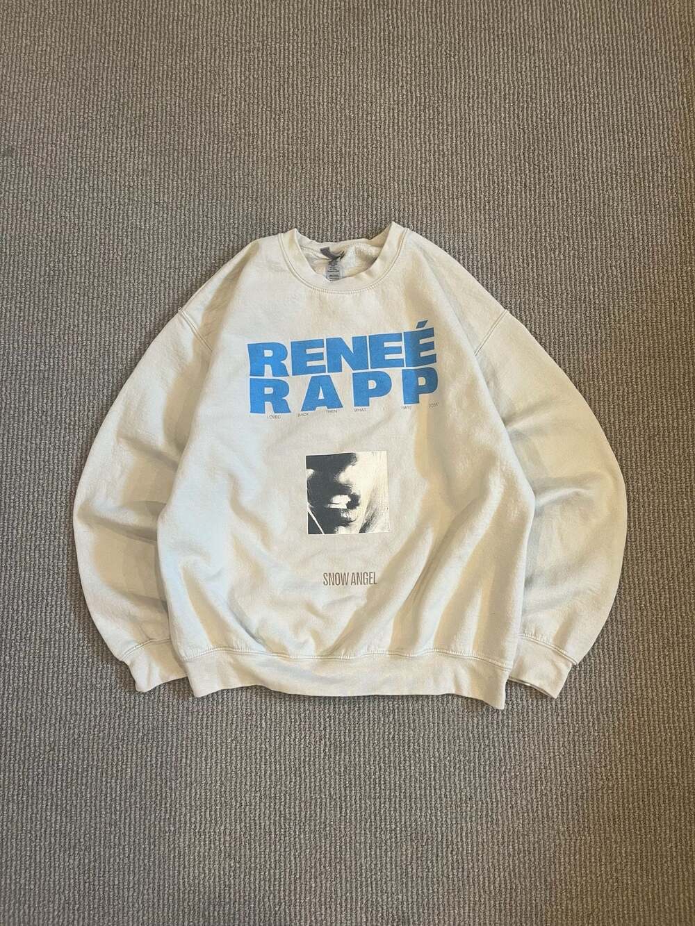 Reneé Rapp Snow Angel Official Merch Crewneck Sweatshirt M